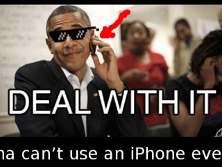 Did you know that Obama can’t use an iPhone even if he wants to because of…